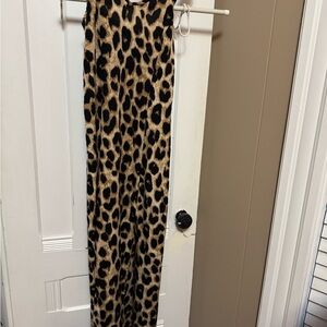 SHEIN Animal Print Trousers